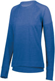 Augusta Sportswear Ladies Zoe Tonal Heather Pullover in Royal  -Part of the Ladies, Ladies-Pullover, Augusta-Products, Outerwear, Tonal-Fleece-Collection product lines at KanaleyCreations.com