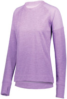 Augusta Sportswear Ladies Zoe Tonal Heather Pullover in Light Lavender  -Part of the Ladies, Ladies-Pullover, Augusta-Products, Outerwear, Tonal-Fleece-Collection product lines at KanaleyCreations.com