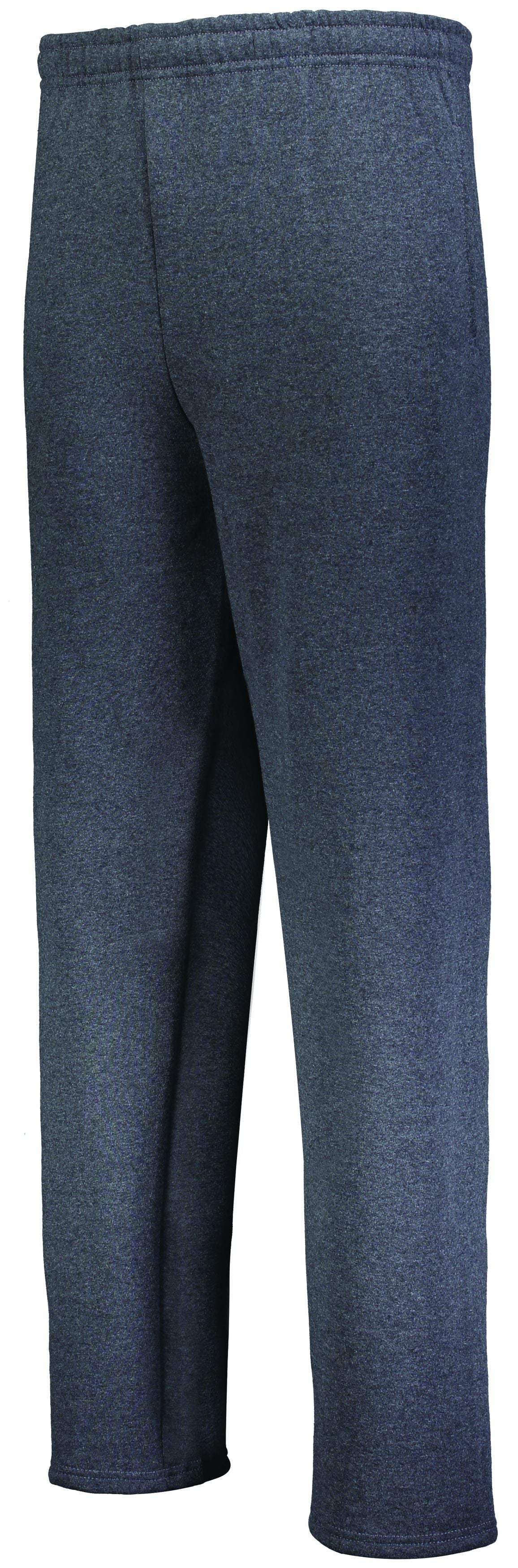 Russell Athletic Youth Dri-Power Open Bottom Pocket Sweatpant in Black Heather  -Part of the Youth, Youth-Pants, Pants, Russell-Athletic-Products product lines at KanaleyCreations.com