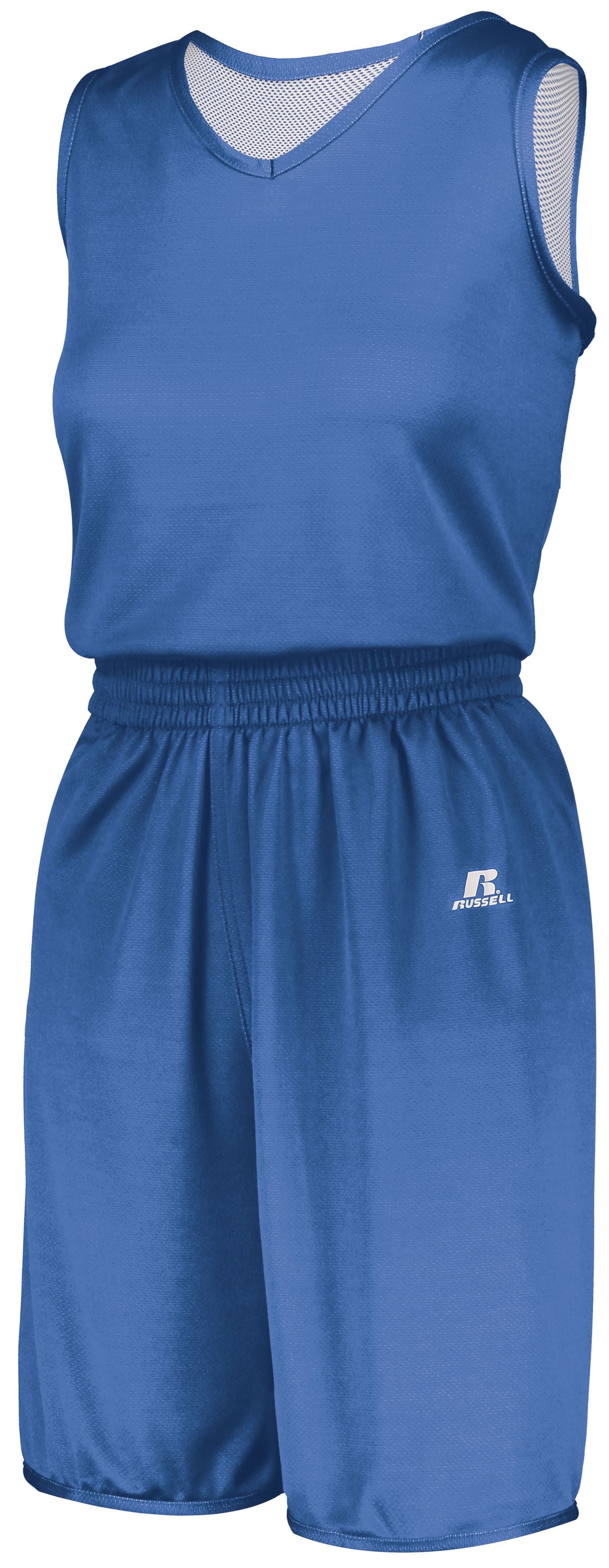 Russell Athletic Ladies Undivided Solid Single Ply Reversible Jersey
