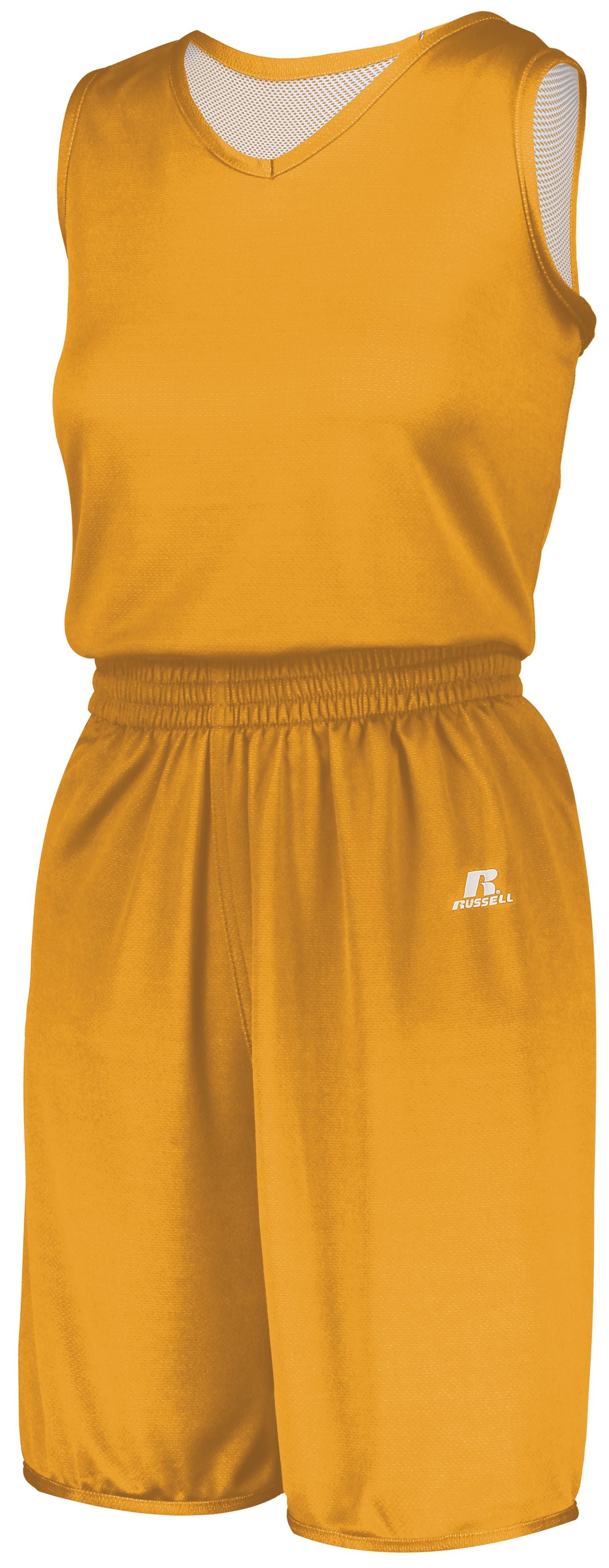 Russell Athletic Ladies Undivided Solid Single Ply Reversible Jersey