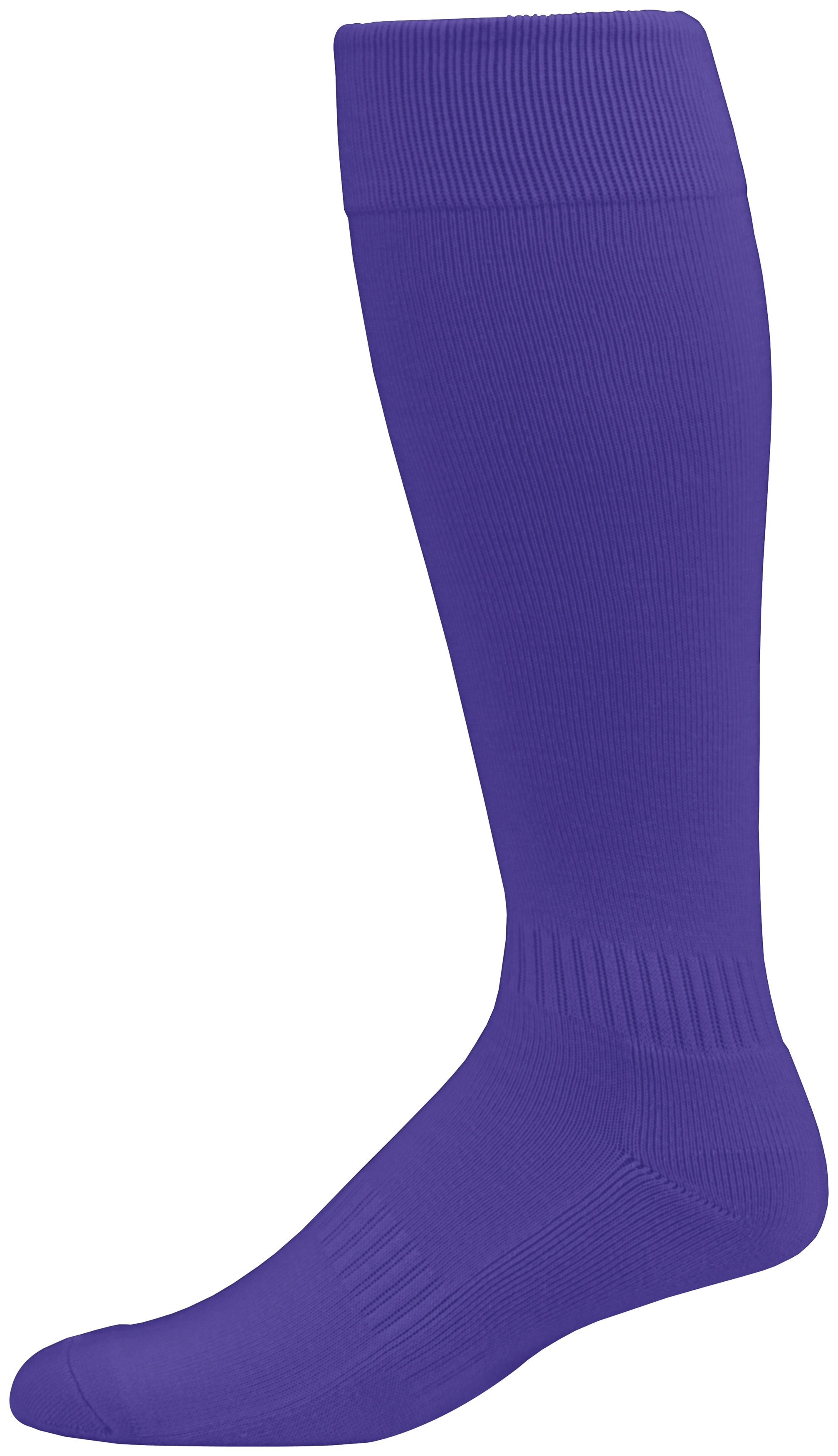 Augusta Sportswear Elite Multi-Sport Sock in Purple (Hlw)  -Part of the Accessories, Augusta-Products, Accessories-Socks product lines at KanaleyCreations.com