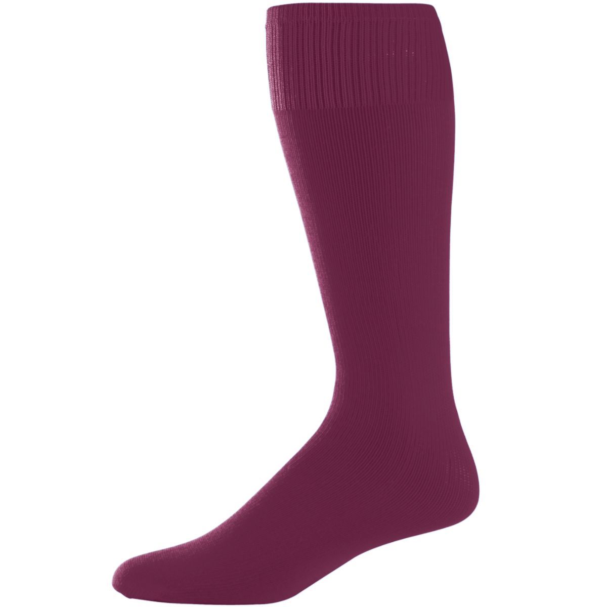 Augusta Sportswear Game Socks in Maroon  -Part of the Accessories, Augusta-Products, Accessories-Socks product lines at KanaleyCreations.com