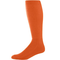 Augusta Sportswear Wicking Athletic Sock in Orange  -Part of the Accessories, Augusta-Products, Accessories-Socks product lines at KanaleyCreations.com