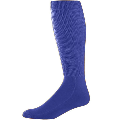 Augusta Sportswear Wicking Athletic Sock in Purple  -Part of the Accessories, Augusta-Products, Accessories-Socks product lines at KanaleyCreations.com