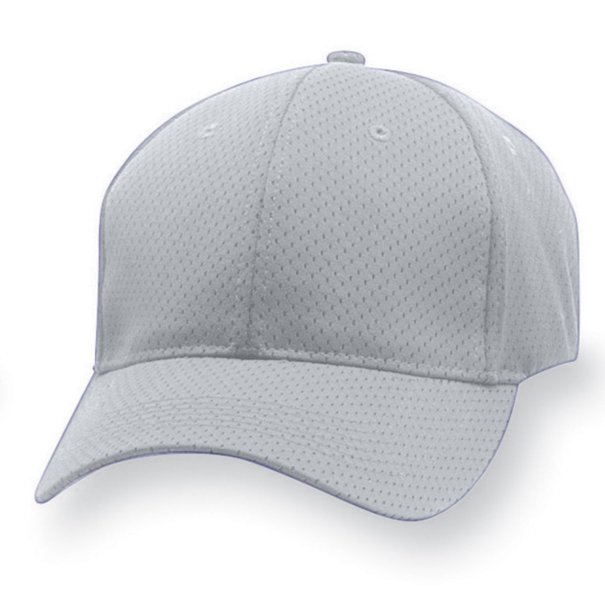 Augusta Sportswear Sport Flex Athletic Mesh Cap in Silver Grey  -Part of the Adult, Augusta-Products, Headwear, Headwear-Cap product lines at KanaleyCreations.com