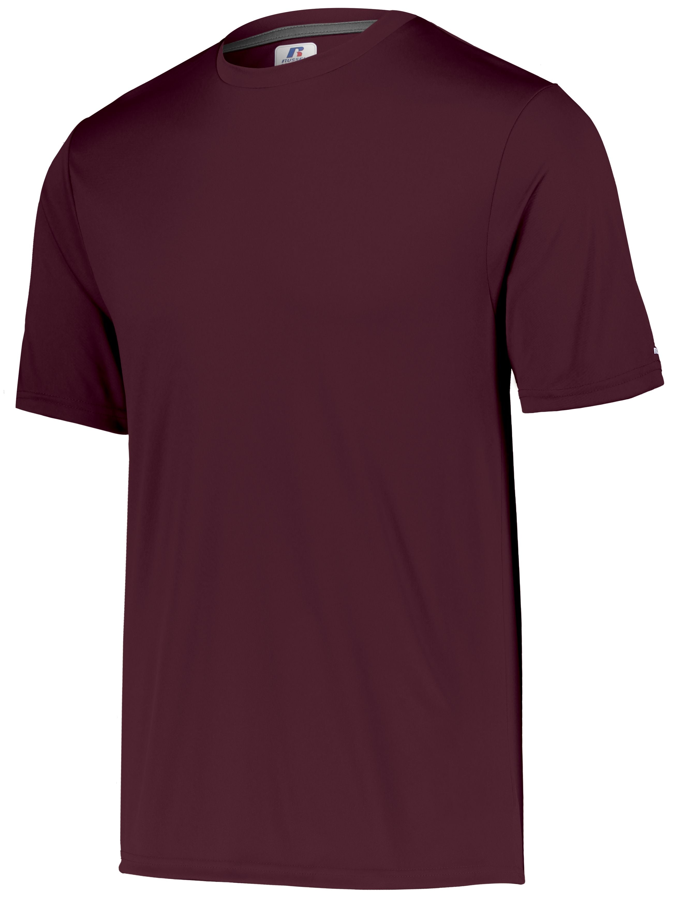Russell Athletic Youth Dri-Power Core Performance Tee in Maroon  -Part of the Youth, Youth-Tee-Shirt, T-Shirts, Russell-Athletic-Products, Shirts product lines at KanaleyCreations.com