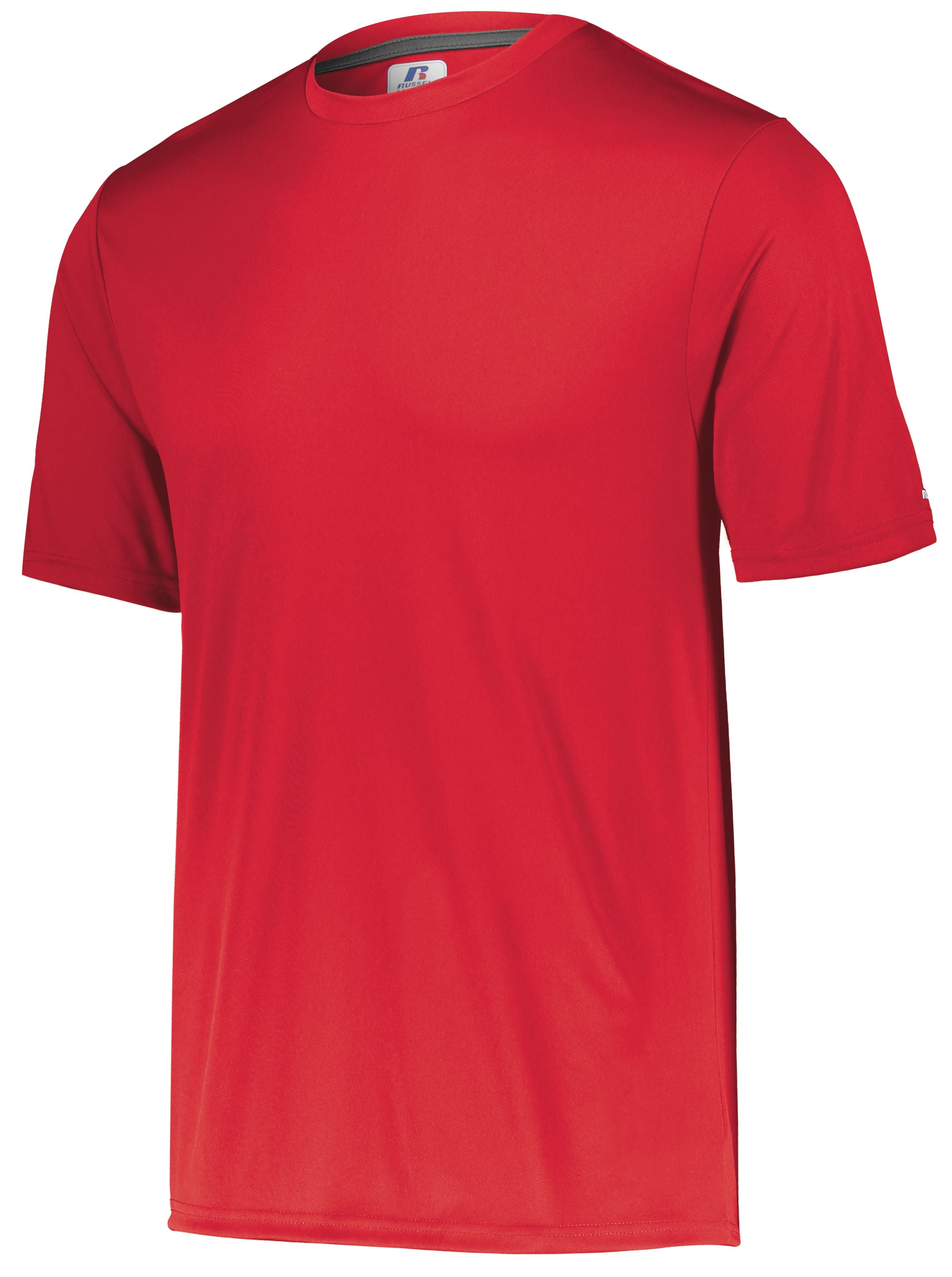 Russell Athletic Dri-Power Core Performance Tee in True Red  -Part of the Adult, Adult-Tee-Shirt, T-Shirts, Russell-Athletic-Products, Shirts product lines at KanaleyCreations.com