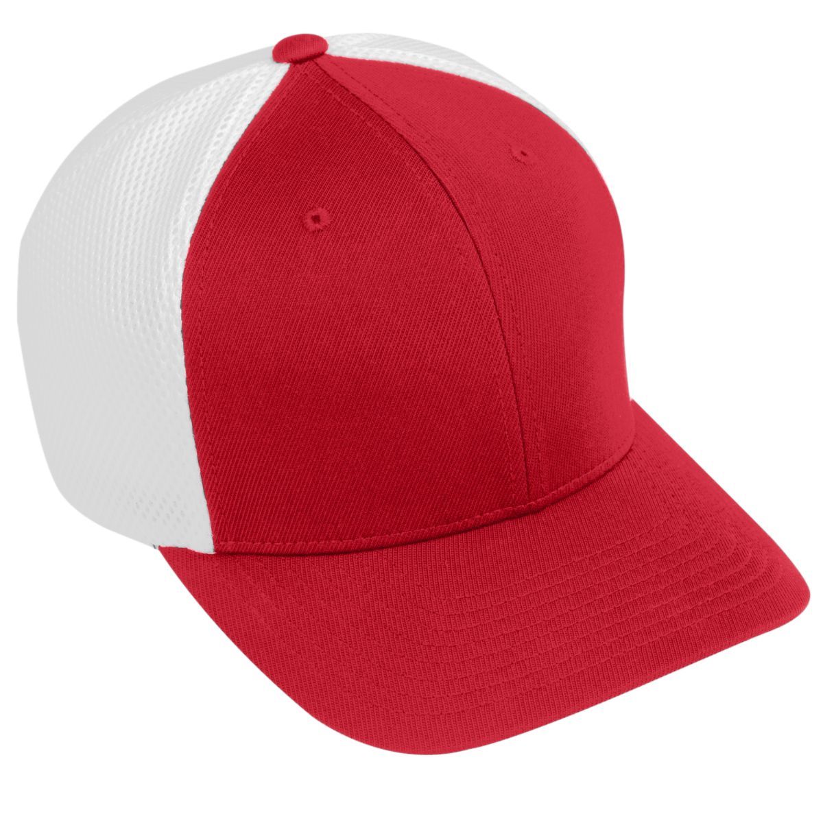 Augusta Sportswear Flexfit Vapor Cap in Red/White  -Part of the Adult, Augusta-Products, Headwear, Headwear-Cap product lines at KanaleyCreations.com