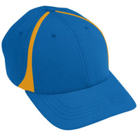 Augusta Sportswear Flexfit Zone Cap in Royal/Gold  -Part of the Adult, Augusta-Products, Headwear, Headwear-Cap product lines at KanaleyCreations.com