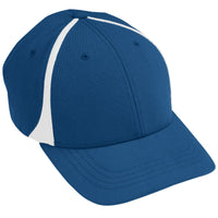 Augusta Sportswear Flexfit Zone Cap in Navy/White  -Part of the Adult, Augusta-Products, Headwear, Headwear-Cap product lines at KanaleyCreations.com