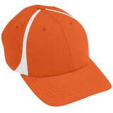 Augusta Sportswear Flexfit Zone Cap in Orange/White  -Part of the Adult, Augusta-Products, Headwear, Headwear-Cap product lines at KanaleyCreations.com