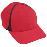 Augusta Sportswear Flexfit Zone Cap in Red/Black  -Part of the Adult, Augusta-Products, Headwear, Headwear-Cap product lines at KanaleyCreations.com