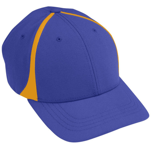 Augusta Sportswear Flexfit Zone Cap in Purple/Gold  -Part of the Adult, Augusta-Products, Headwear, Headwear-Cap product lines at KanaleyCreations.com
