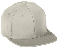 Augusta Sportswear Flexfit Flat Bill Cap in Silver Grey  -Part of the Adult, Augusta-Products, Headwear, Headwear-Cap product lines at KanaleyCreations.com