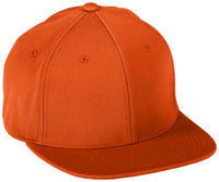 Augusta Sportswear Flexfit Flat Bill Cap in Orange  -Part of the Adult, Augusta-Products, Headwear, Headwear-Cap product lines at KanaleyCreations.com