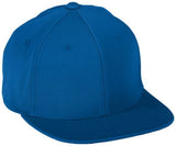 Augusta Sportswear Flexfit Flat Bill Cap in Royal  -Part of the Adult, Augusta-Products, Headwear, Headwear-Cap product lines at KanaleyCreations.com