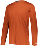 Russell Athletic Dri-Power Core Performance Long Sleeve Tee in Burnt Orange  -Part of the Adult, Adult-Tee-Shirt, T-Shirts, Russell-Athletic-Products, Shirts product lines at KanaleyCreations.com