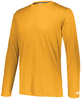 Russell Athletic Dri-Power Core Performance Long Sleeve Tee in Gold  -Part of the Adult, Adult-Tee-Shirt, T-Shirts, Russell-Athletic-Products, Shirts product lines at KanaleyCreations.com