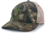 Pacific Headwear Vintage Camo Soft Trucker Snapback Cap