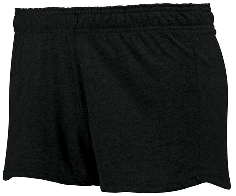 Russell Athletic Ladies Essential Active Shorts in Black  -Part of the Ladies, Ladies-Shorts, Russell-Athletic-Products product lines at KanaleyCreations.com