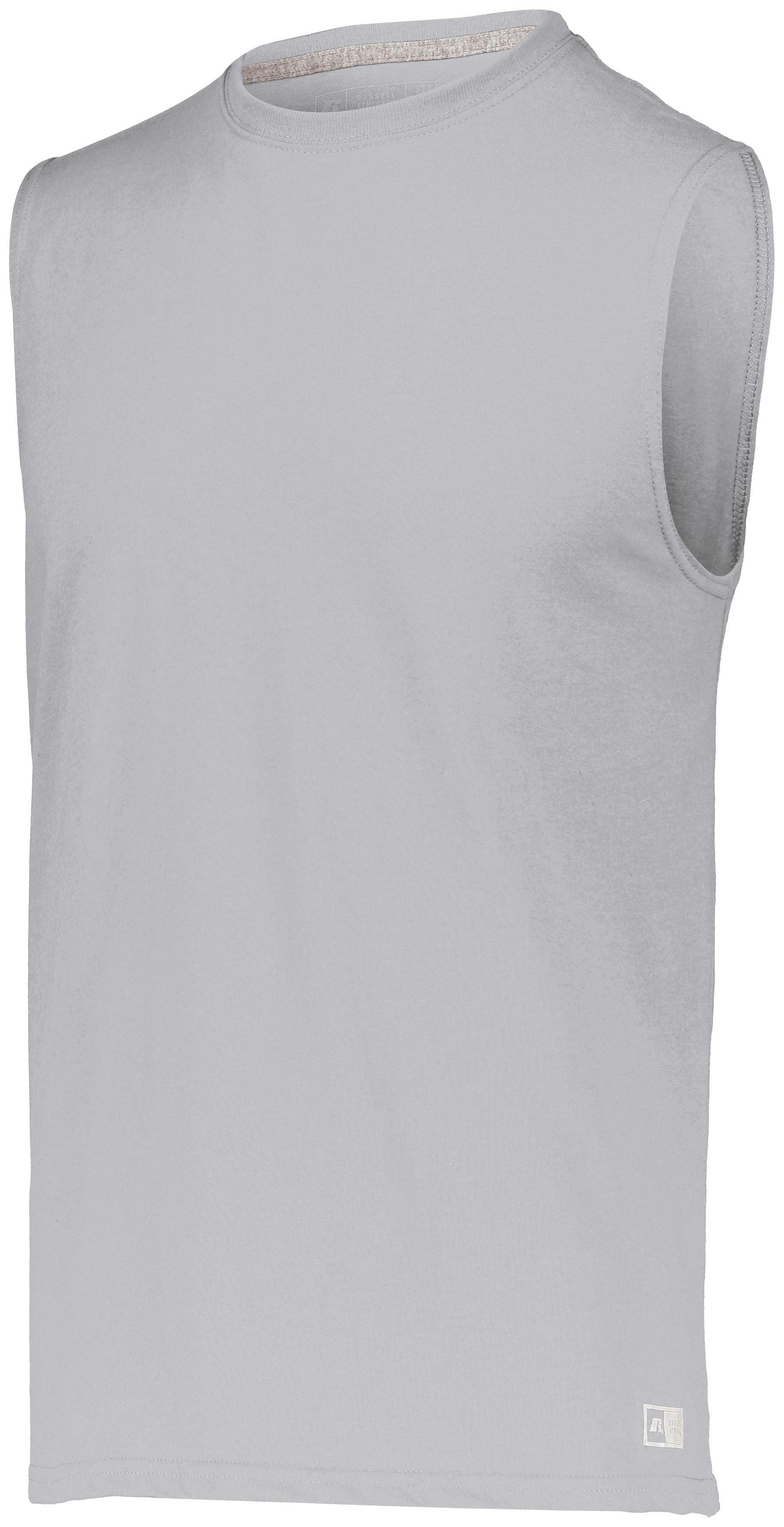 Russell Athletic Essential Muscle Tee in Oxford  -Part of the Adult, Adult-Tee-Shirt, T-Shirts, Russell-Athletic-Products, Shirts product lines at KanaleyCreations.com