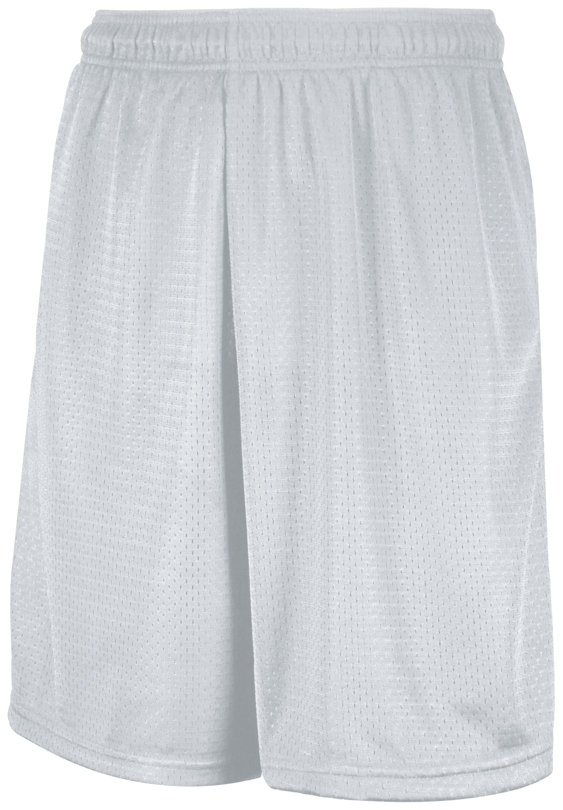 Russell Athletic Mesh Shorts With Pockets in White  -Part of the Adult, Adult-Shorts, Russell-Athletic-Products product lines at KanaleyCreations.com