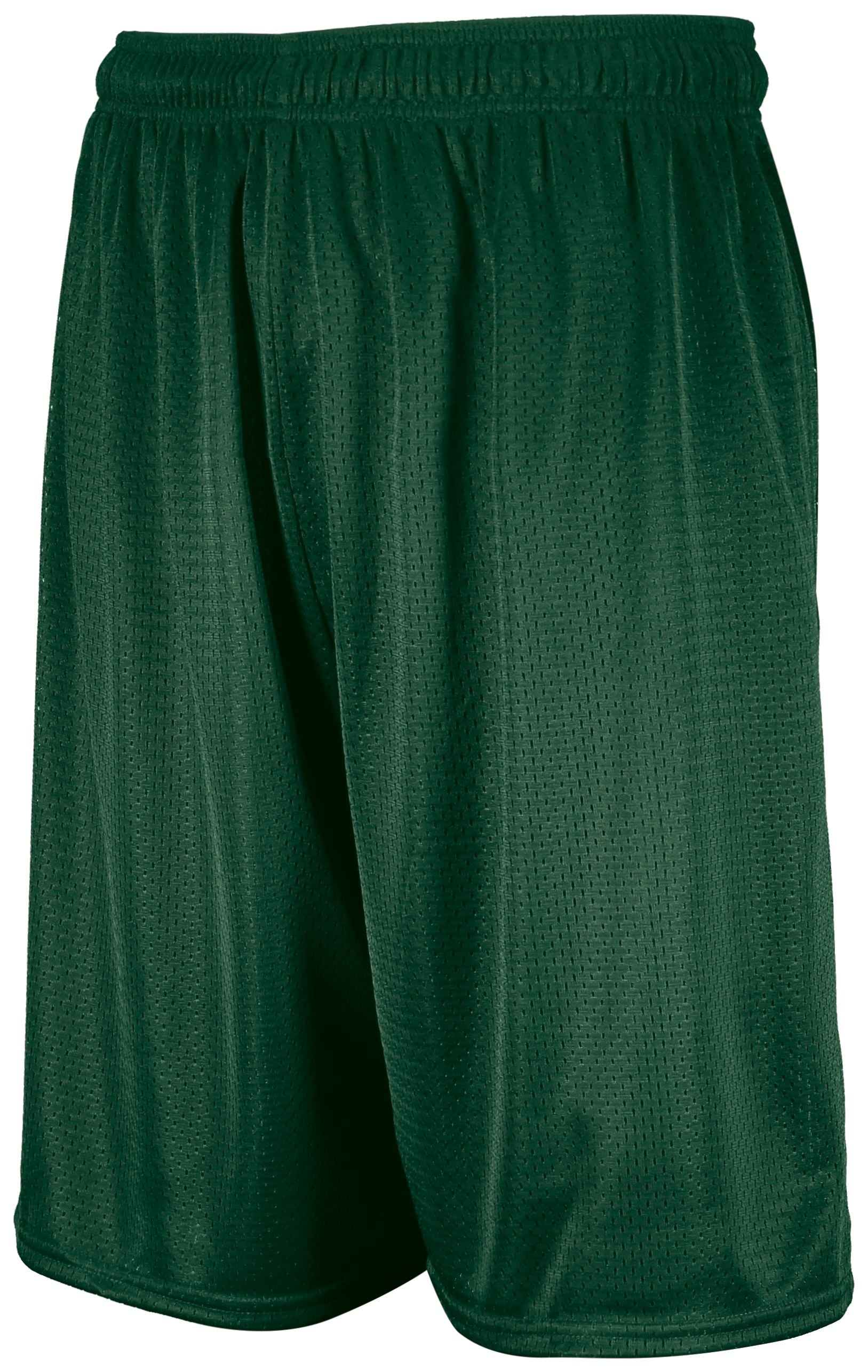Russell Athletic Youth Dri-Power Mesh Shorts in Dark Green  -Part of the Youth, Youth-Shorts, Russell-Athletic-Products product lines at KanaleyCreations.com