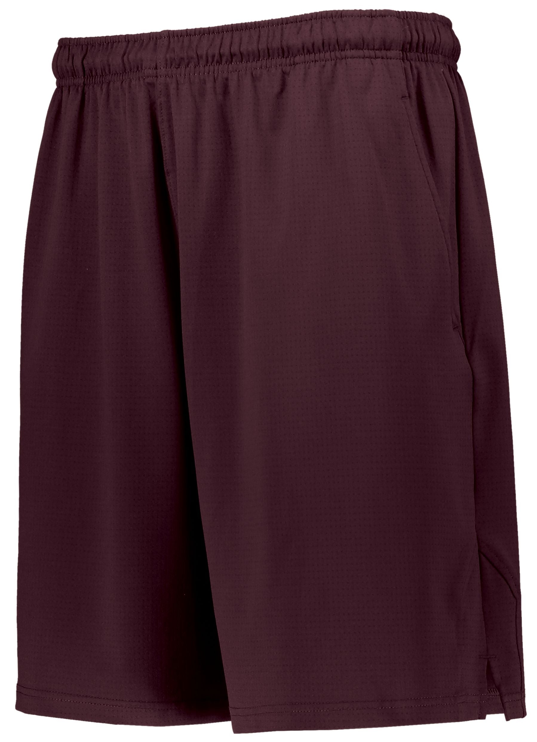 Russell Athletic Team Driven Coaches Shorts in Maroon  -Part of the Adult, Adult-Shorts, Russell-Athletic-Products product lines at KanaleyCreations.com