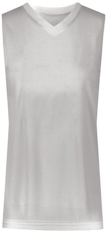 Augusta Sportswear Ladies Blank Basketball Jersey in White  -Part of the Ladies, Ladies-Jersey, Augusta-Products, Basketball, Shirts, All-Sports, All-Sports-1 product lines at KanaleyCreations.com
