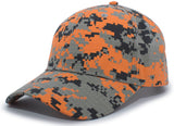 Pacific Headwear Digital Camo Hool-and-loop Adjustable Cap