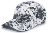 Pacific Headwear Digital Camo Hool-and-loop Adjustable Cap