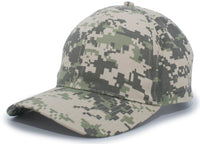 Pacific Headwear Digital Camo Hool-and-loop Adjustable Cap