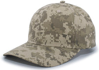 Pacific Headwear Digital Camo Hool-and-loop Adjustable Cap