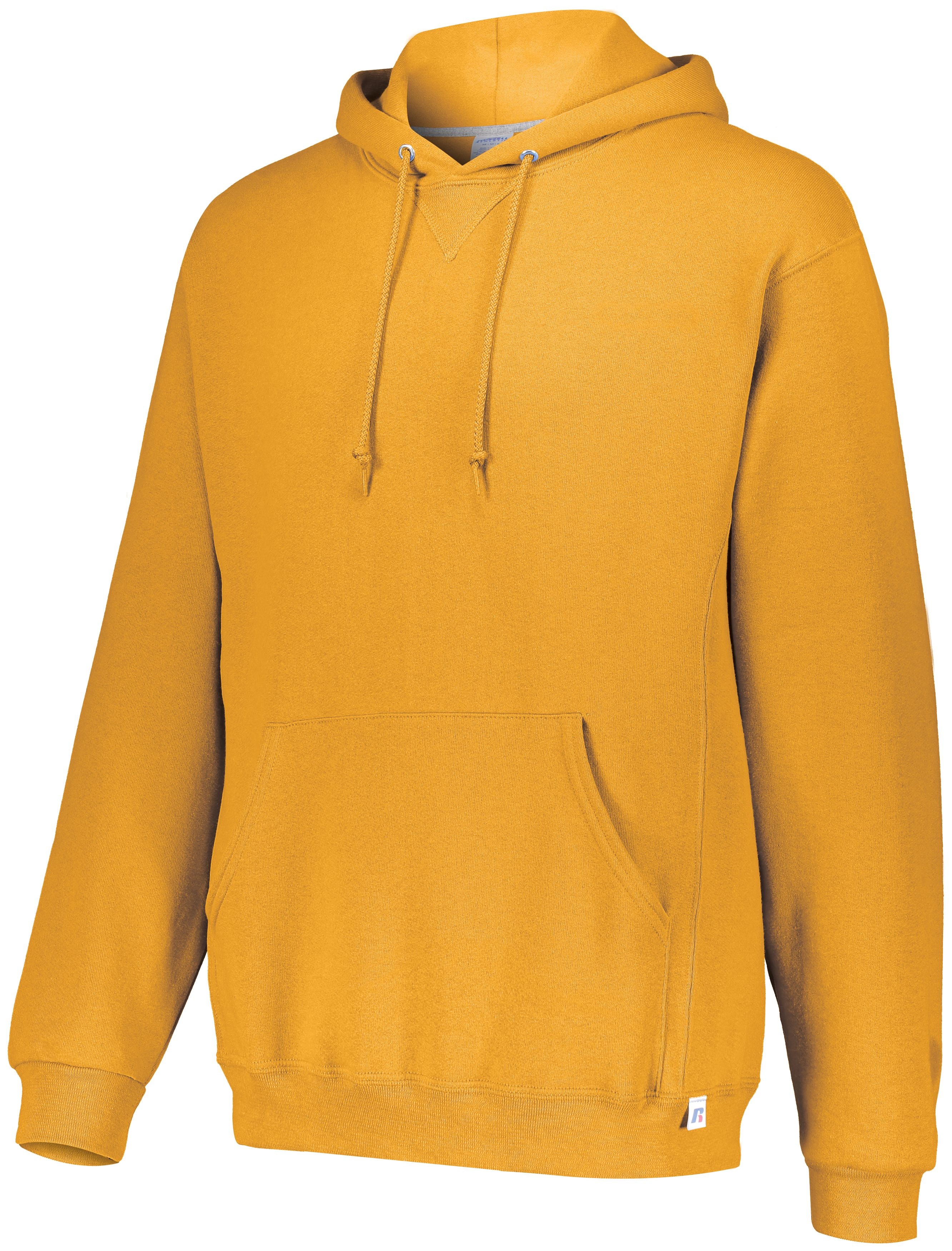 Russell Athletic Dri-Power Fleece Hoodie in Gold  -Part of the Adult, Russell-Athletic-Products, Shirts product lines at KanaleyCreations.com