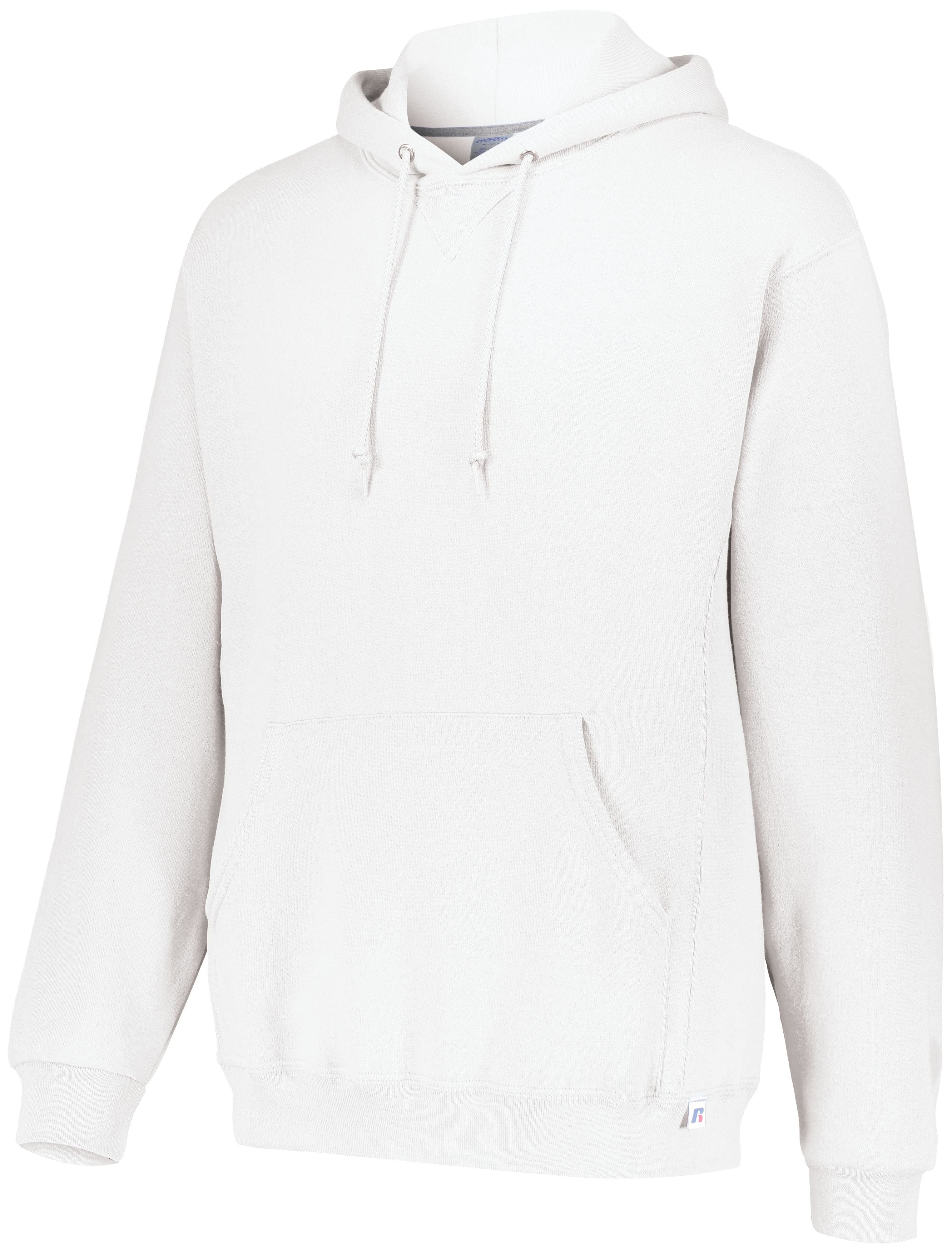 Russell Athletic Dri-Power Fleece Hoodie in White  -Part of the Adult, Russell-Athletic-Products, Shirts product lines at KanaleyCreations.com