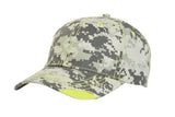 Pacific Headwear Distressed Camo Hook-and-loop Adjustable Cap