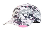 Pacific Headwear Distressed Camo Hook-and-loop Adjustable Cap