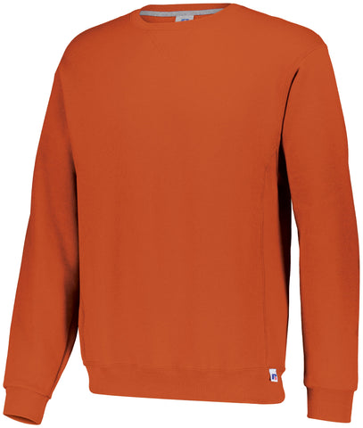 Russell Athletic Dri-Power  Fleece Crew Sweatshirt in Burnt Orange  -Part of the Adult, Adult-Sweatshirt, Russell-Athletic-Products, Outerwear product lines at KanaleyCreations.com