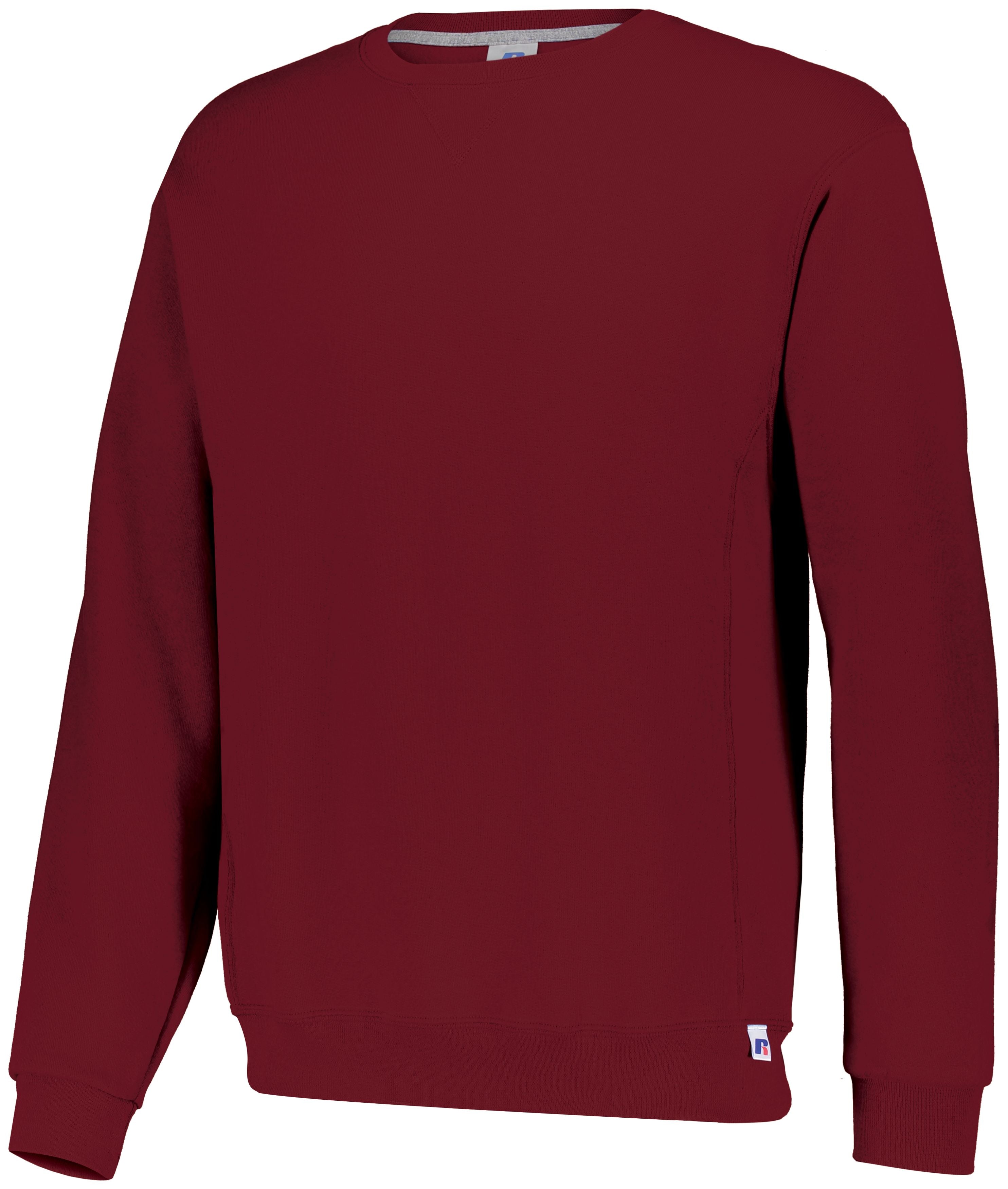 Russell Athletic Dri-Power  Fleece Crew Sweatshirt in Cardinal  -Part of the Adult, Adult-Sweatshirt, Russell-Athletic-Products, Outerwear product lines at KanaleyCreations.com