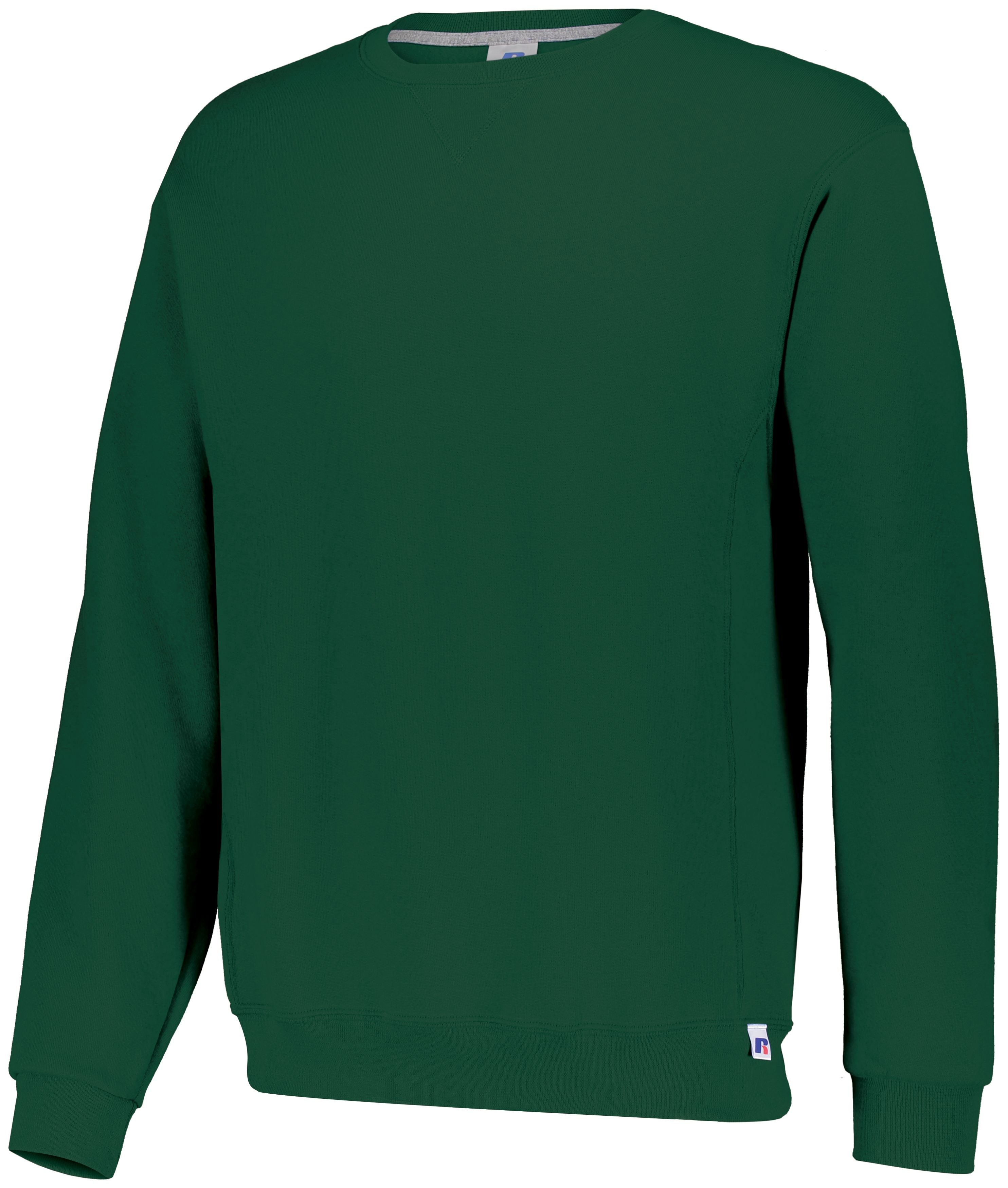 Russell Athletic Dri-Power  Fleece Crew Sweatshirt in Dark Green  -Part of the Adult, Adult-Sweatshirt, Russell-Athletic-Products, Outerwear product lines at KanaleyCreations.com