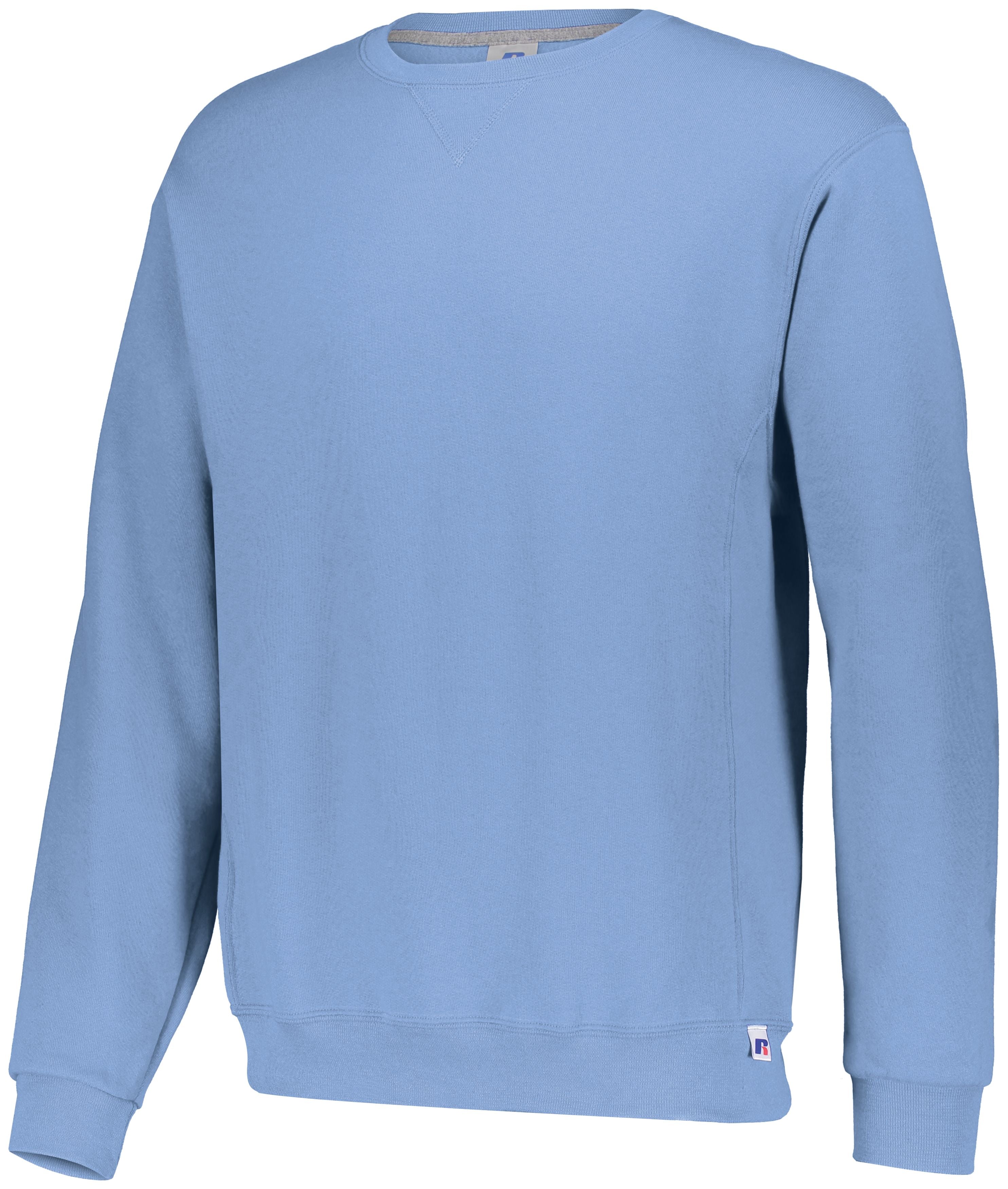Russell Athletic Dri-Power  Fleece Crew Sweatshirt in Collegiate Blue  -Part of the Adult, Adult-Sweatshirt, Russell-Athletic-Products, Outerwear product lines at KanaleyCreations.com