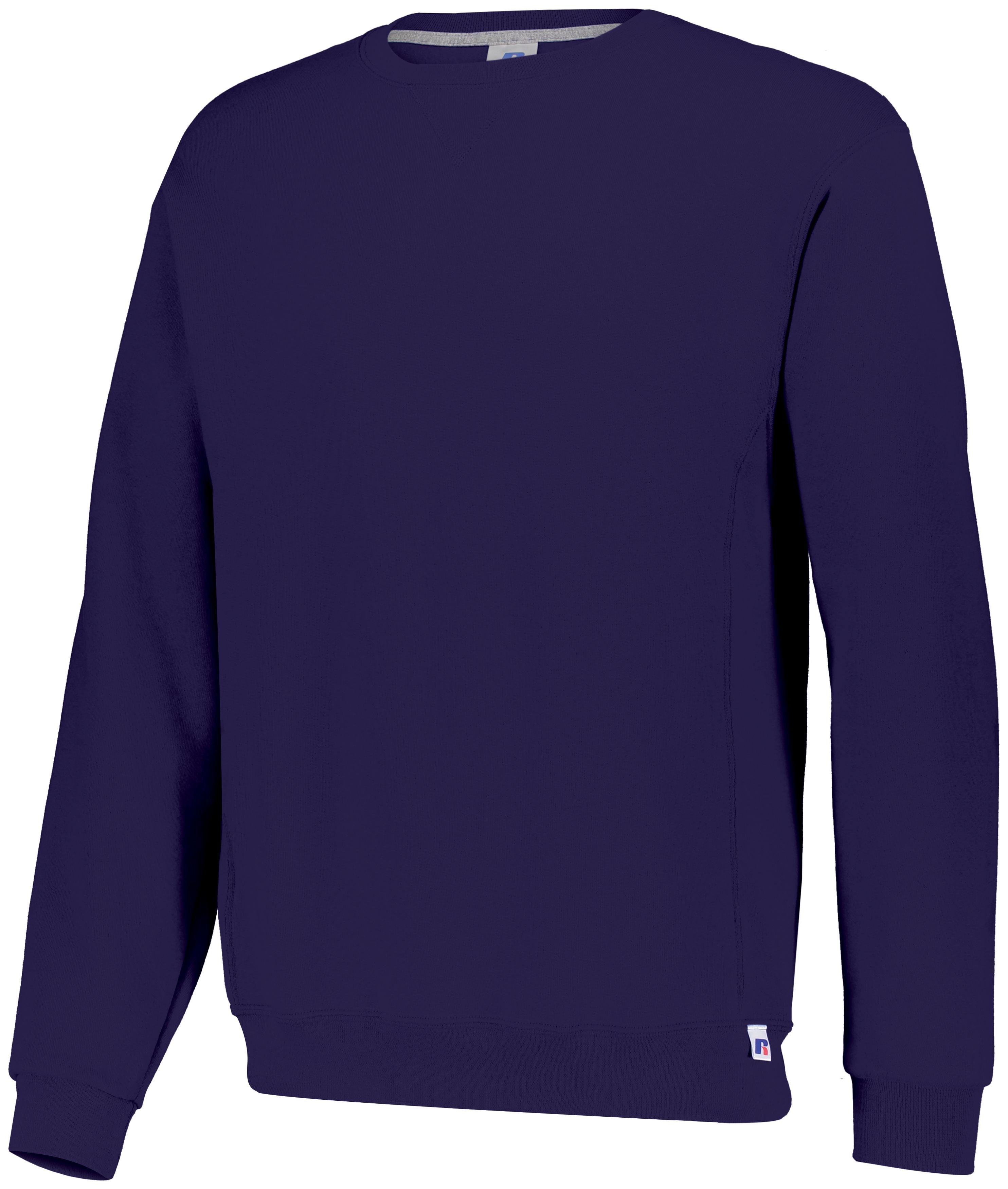 Russell Athletic Dri-Power  Fleece Crew Sweatshirt in Purple  -Part of the Adult, Adult-Sweatshirt, Russell-Athletic-Products, Outerwear product lines at KanaleyCreations.com