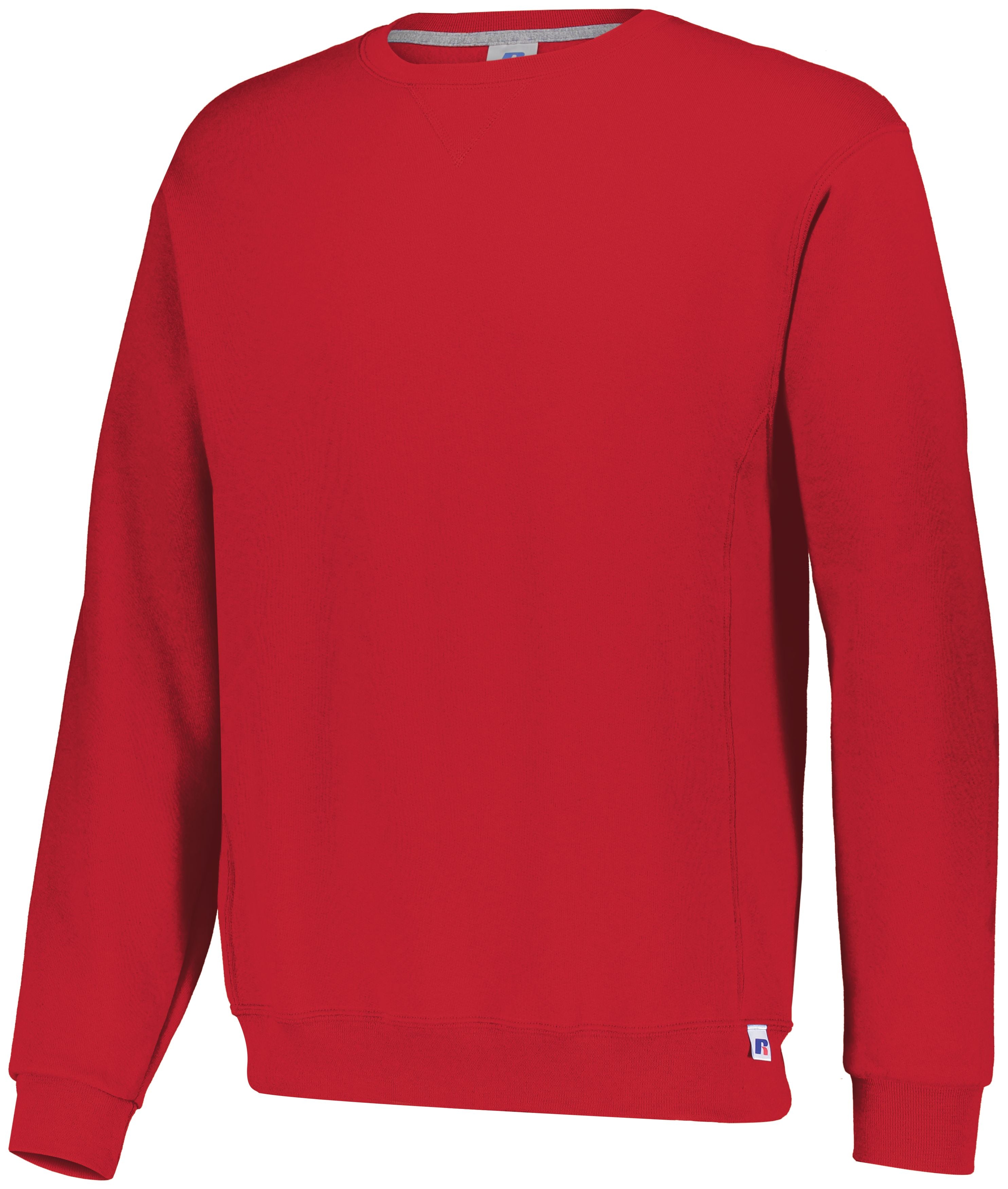 Russell Athletic Dri-Power  Fleece Crew Sweatshirt in True Red  -Part of the Adult, Adult-Sweatshirt, Russell-Athletic-Products, Outerwear product lines at KanaleyCreations.com