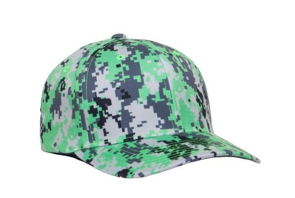 Pacific Headwear 708F Universal Fit Digi Camo Flexfit® Cap  - – Kanaley Creations