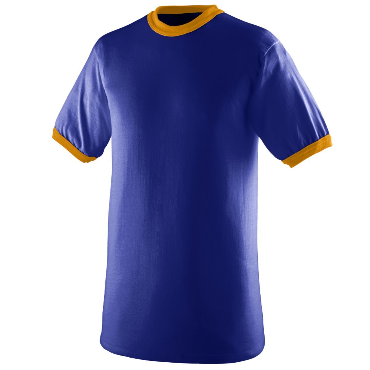 Augusta Sportswear Youth-Ringer T-Shirt in Purple/Gold  -Part of the Youth, Youth-Tee-Shirt, T-Shirts, Augusta-Products, Soccer, Shirts, All-Sports-1 product lines at KanaleyCreations.com