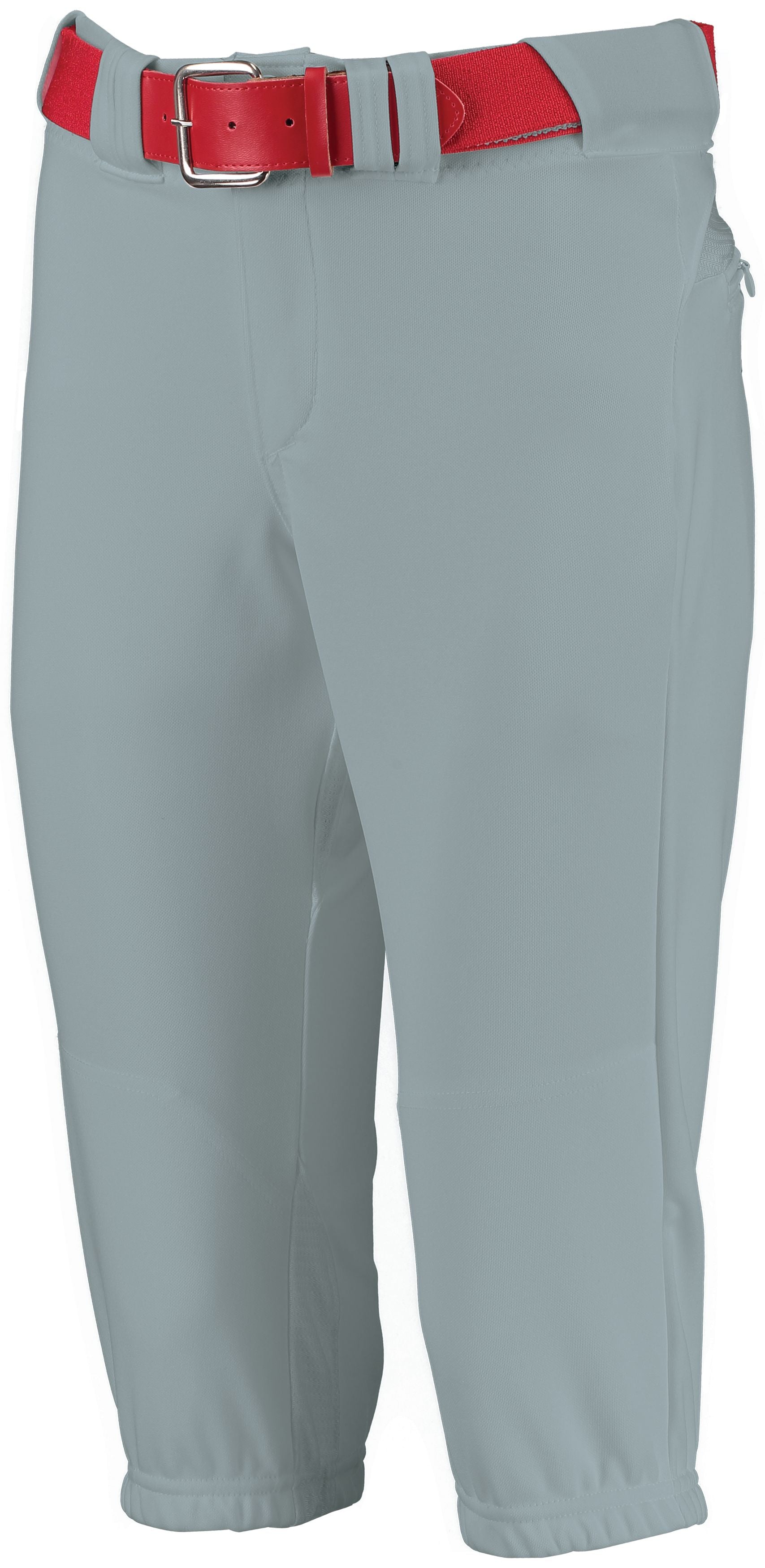Russell Athletic Ladies Low Rise Diamond Fit Knicker in Baseball Grey  -Part of the Ladies, Softball, Russell-Athletic-Products product lines at KanaleyCreations.com