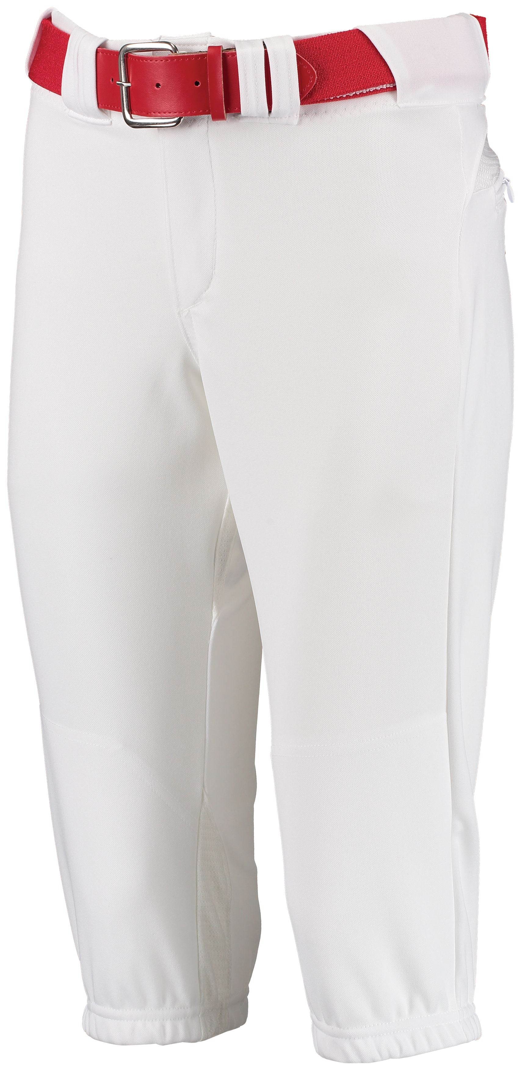 Russell Athletic Ladies Low Rise Diamond Fit Knicker in White  -Part of the Ladies, Softball, Russell-Athletic-Products product lines at KanaleyCreations.com