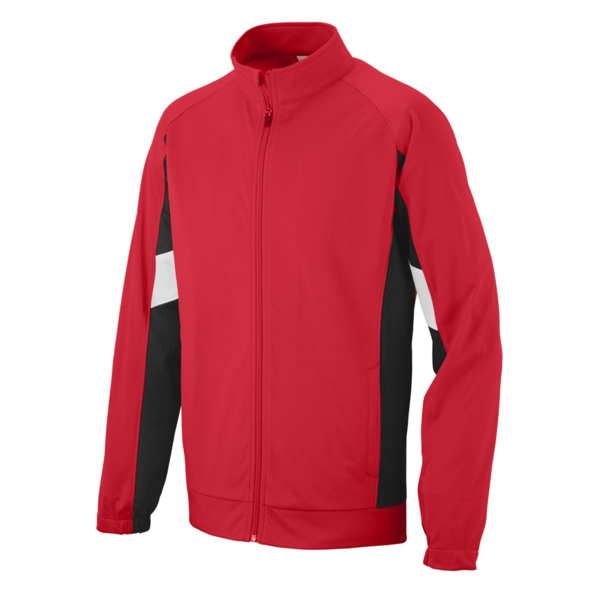 Augusta Sportswear Tour De Force Jacket in Red/Black/White  -Part of the Adult, Adult-Jacket, Augusta-Products, Outerwear product lines at KanaleyCreations.com