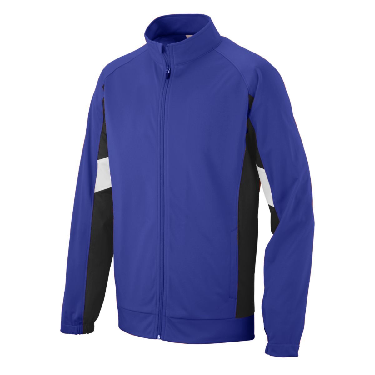 Augusta Sportswear Tour De Force Jacket in Purple/Black/White  -Part of the Adult, Adult-Jacket, Augusta-Products, Outerwear product lines at KanaleyCreations.com